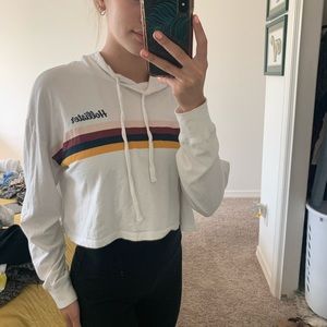 Hollister cropped hoodie